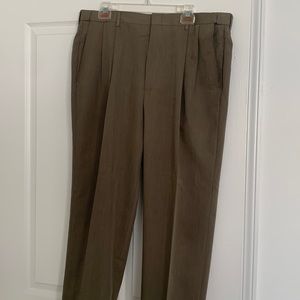 Olive Green Haggar Dressed Pants (38/29)